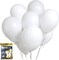 100 pcs 12 Inch White Balloons Helium Shiny Thicken Matte White Latex Balloons Party Decoration